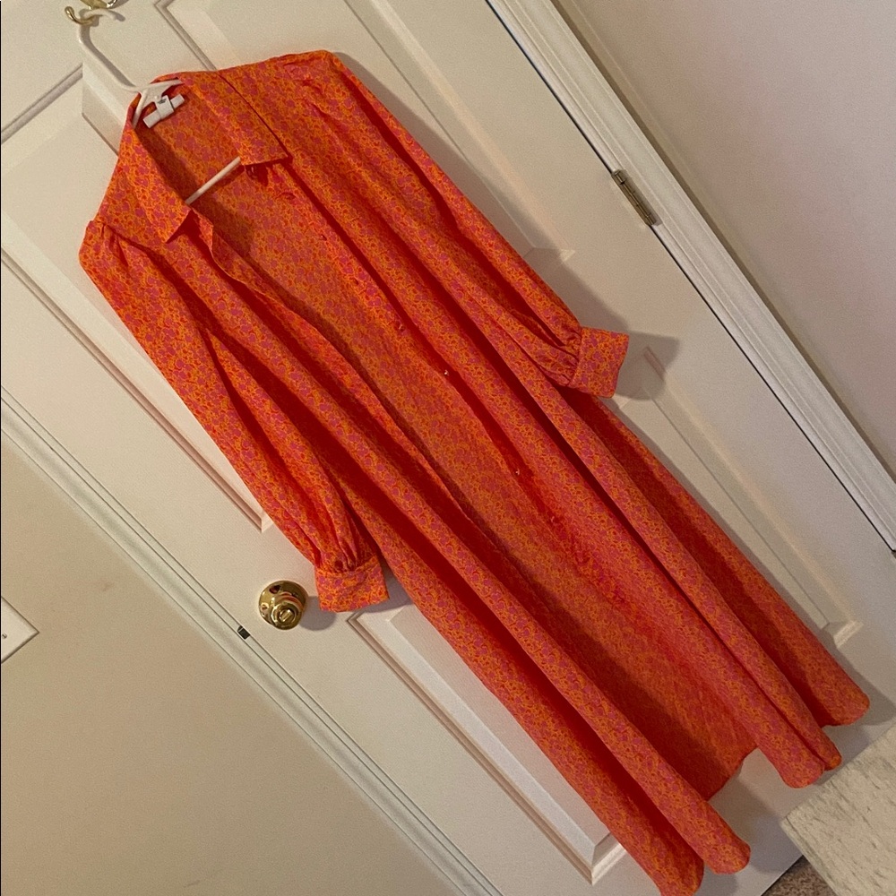 Alexis for Target Orange Floral Maxi Dress